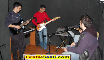 Grup Bent st�dyo �al��mas�ndan bir enstantane